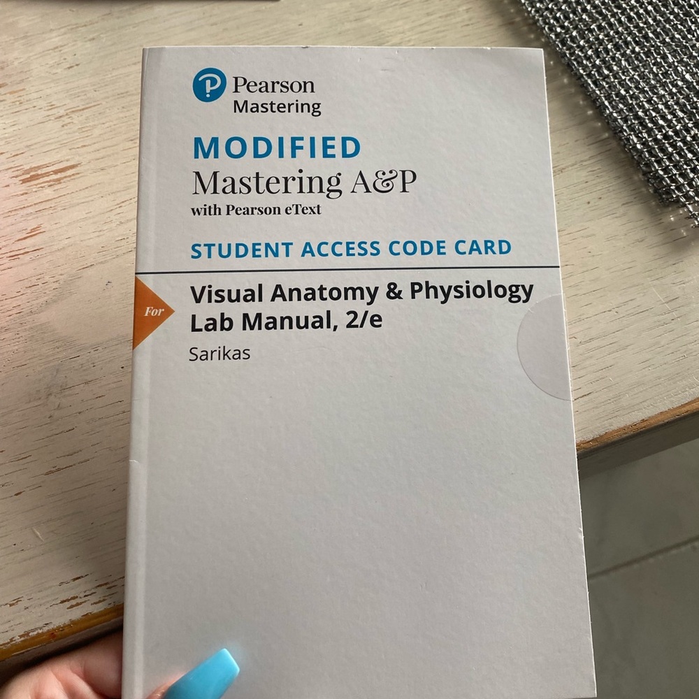 Anatomy& physiology access code(Pearson mastering)